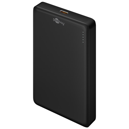 Goobay Magnetic Wireless Power Bank | 70183 | 10000 mAh | USB-C | Black