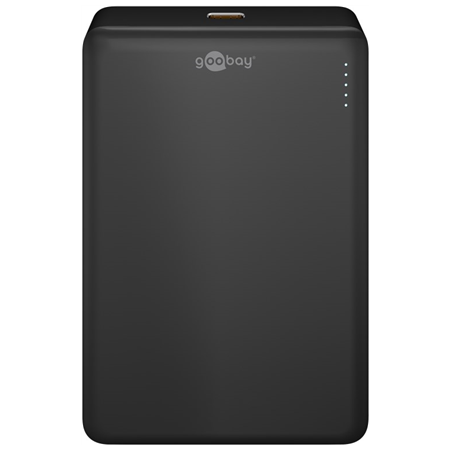 Goobay Magnetic Wireless Power Bank | 70183 | 10000 mAh | USB-C | Black