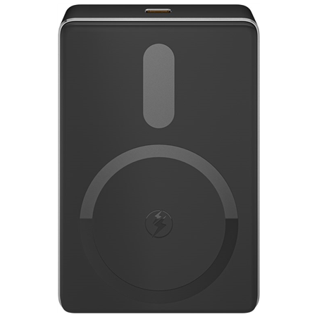 Goobay Magnetic Wireless Power Bank | 70183 | 10000 mAh | USB-C | Black