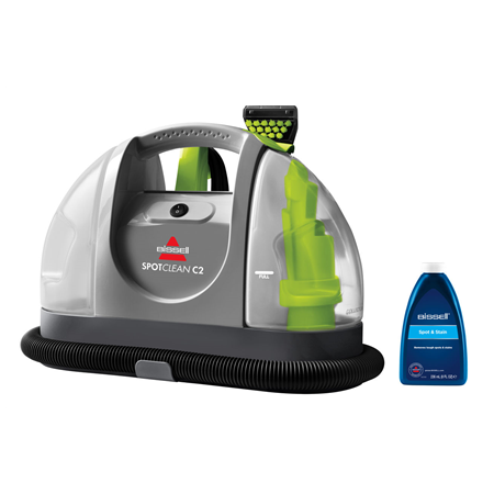 Bissell | Carpet and Upholstery Cleaner | 20671 SpotClean C2 | Corded operating | 340 W | Titanium/Silver Gray/Cha Cha Lime | 24