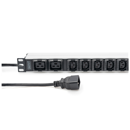 Digitus Socket Strip with Aluminum Profile, 10-way, IEC C20 plug | DN-95427 | Sockets quantity 7