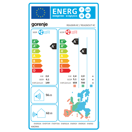 Gorenje | Air Conditioner, Outdoor unit | 20003657 REA26 KC