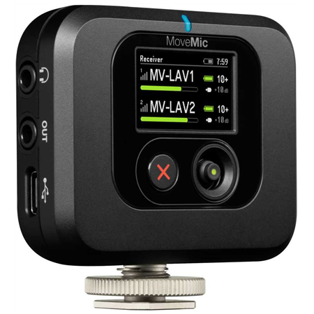 Shure Wireless Receiver For MoveMic | MV-R-Z6