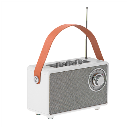 Camry | Speaker with radio | CR 1902 W | White | Wireless connection