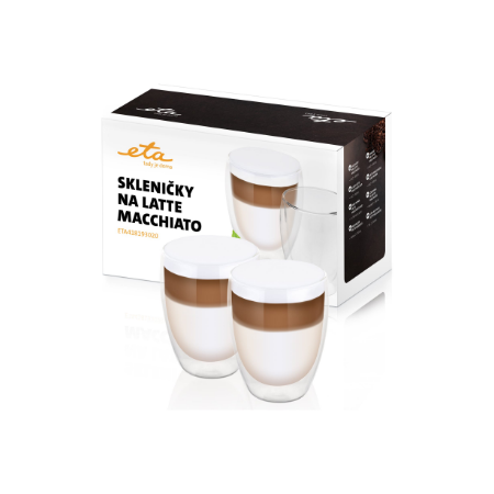 ETA | Latte Macchiato Glasses | ETA418193020 | For coffee | 2 pc(s) | Dishwasher proof
