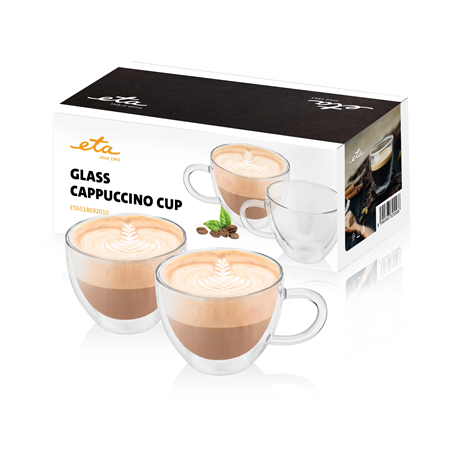 ETA | Cappuccino glasses | ETA518092010 | For coffee | 2 pc(s) | Dishwasher proof