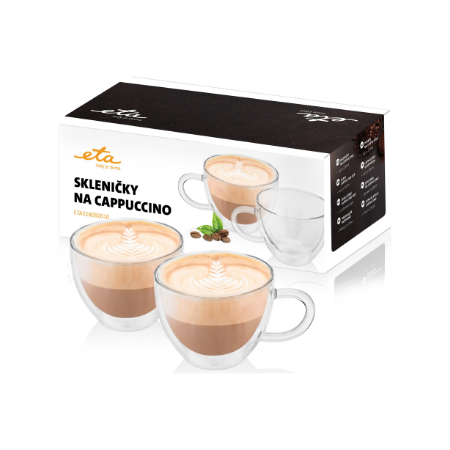 ETA | Cappuccino glasses | ETA518092010 | For coffee | 2 pc(s) | Dishwasher proof