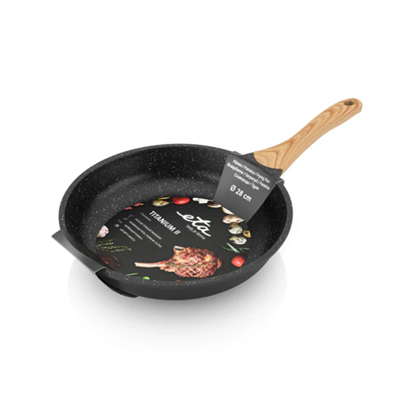 ETA | Pan | ETA692990000 TITANIUM II | Universal | Diameter 28 cm | Electric, induction, gas, glass ceramics | Suitable for indu