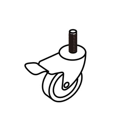 TunaBone TunaBone Wheels of Kamado grill 21/22/23/24", 4 pcs