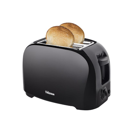 Tristar Toaster | BR-1025 | Number of slots 2 | Housing material Plastic | Black