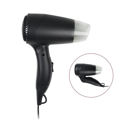 Tristar Travel Hair Dryer | HD-2460 | 1200 W | Number of temperature settings 2 | Black