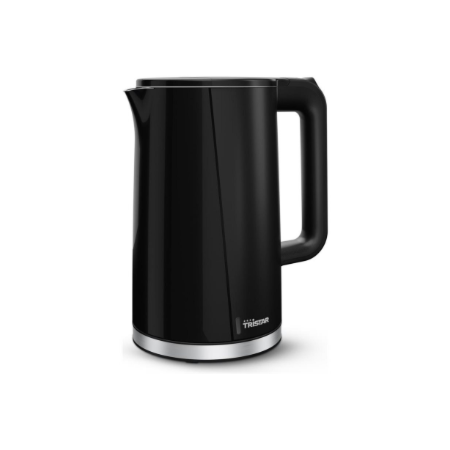 Tristar Double Walled Kettle | WK-3407 | Electric | 2200 W | 1.7 L | Plastic | 360° rotational base | Black