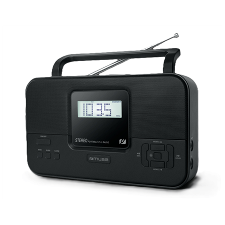 Muse Stereo Portable Radio | M-087 MB PLL | AUX in | FM radio | Headphone out