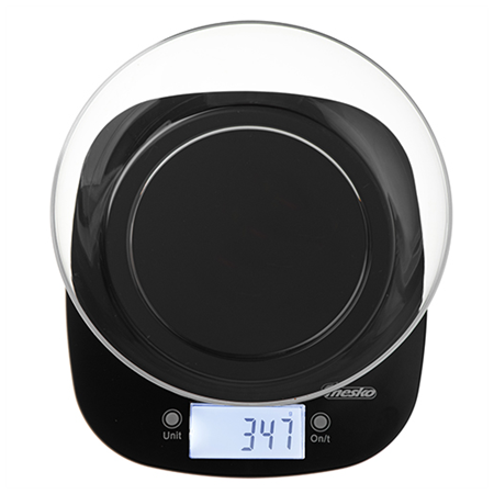 Adler Kitchen Scale with a bowl | MS 3179b | Graduation 1 g | Display type LCD | Black