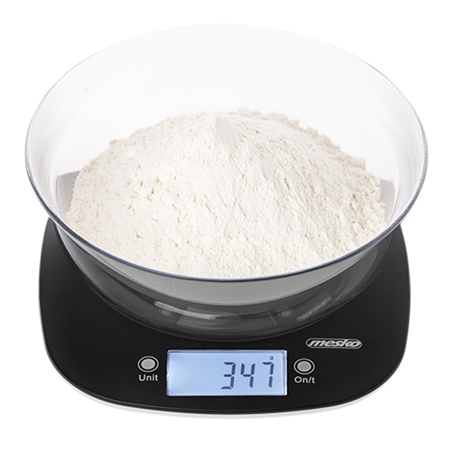 Adler Kitchen Scale with a bowl | MS 3179b | Graduation 1 g | Display type LCD | Black