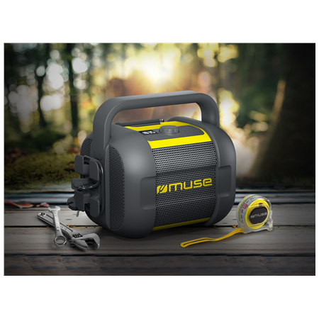 Muse | Jobsite Bluetooth Radio | M-968 BTY | 40 W | Bluetooth | NFC features
