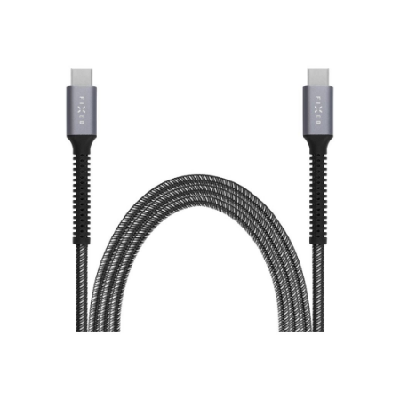 Fixed | Armor Cable USB-C/USB-C, 1.2 m, 240W | FIXDA-CC12-GR