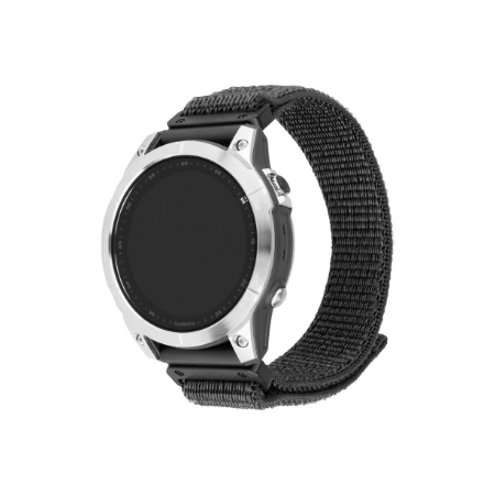 Fixed | Sporty Strap for Garmin QuickFit 22mm | 160-210 mm | Dark gray | Nylon
