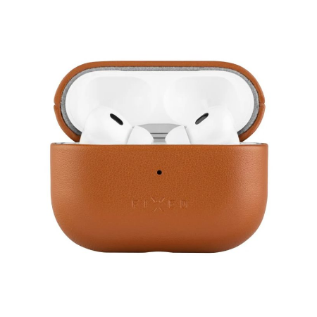 Fixed | Earbuds Case with MagSafe Support | Apple AirPods Pro 2/Pro 2 (USB-C) | Brown | Leather