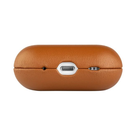 Fixed | Earbuds Case with MagSafe Support | Apple AirPods Pro 2/Pro 2 (USB-C) | Brown | Leather