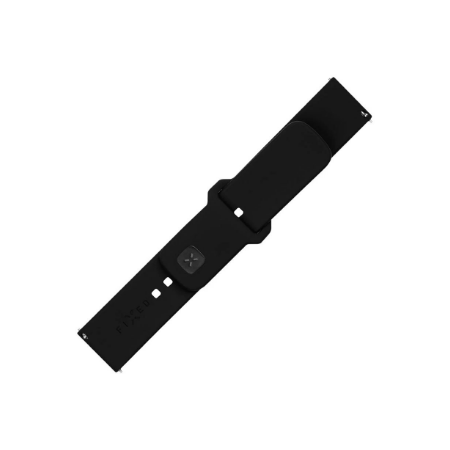 Fixed | Sporty Strap Set with Quick Release 22mm for smartwatch | 160-235 mm | Black | Silicone