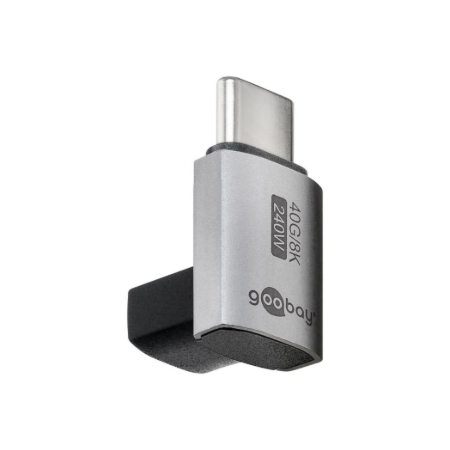 Goobay USB-C Adapter Vertical 90° Short, USB4 | 74444
