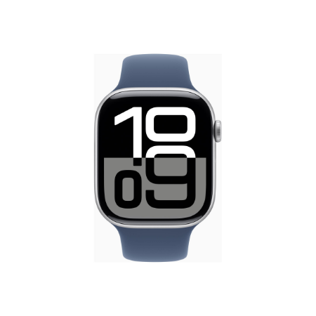 Apple Watch Series 10 | Smart watch | GPS (satellite) | Always-On Retina | Waterproof | Silver