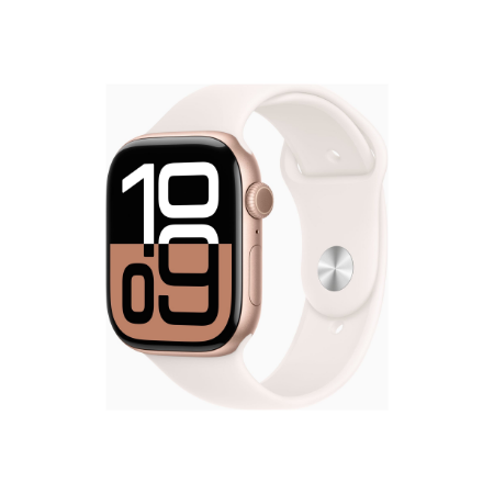 Apple Watch Series 10 | Smart watch | GPS (satellite) | Always-On Retina | Waterproof | Rose Gold