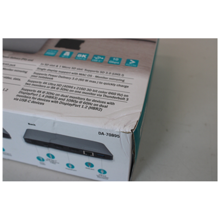 SALE OUT. | SALE OUT. Digitus | Thunderbolt™ 3 Dockingstation 8K, USB Type-C™ | Ethernet LAN | Warranty 24 month(s) | DAMAGED PA