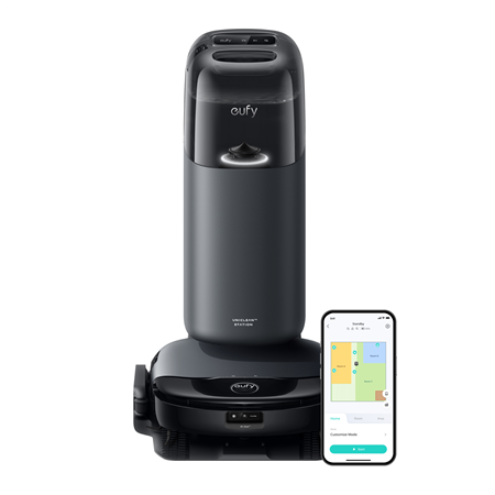 Anker Eufy | Robot Vacuum Cleaner with All-in-One Station | Omni S1 | Wet&Dry | Operating time (max) 216 min | 4600 mAh | 8000 P