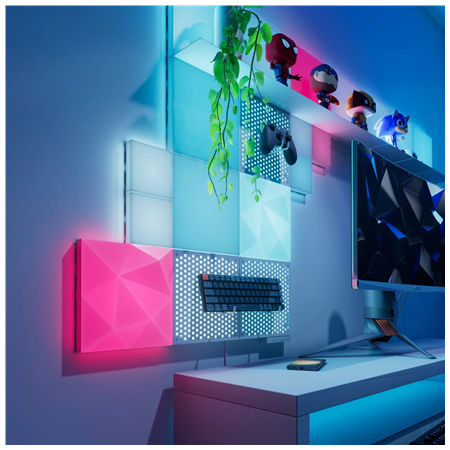 Nanoleaf Blocks Big Squares Starter Kit (6 Panels) | 16M+ colours