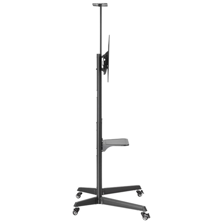 Goobay Floor stand | 59508 TV Presentation Stand Pro (Size L) | Adjustable Height, Tilt | 37-70 " | Black