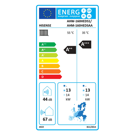 Hisense | AHM-160HEDSAA | Hi-Therma 16 kw heat pump Split type Indoor unit