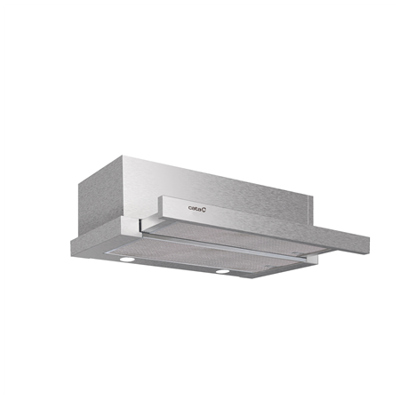 CATA Hood | EXTENDER 600 | Telescopic | Energy efficiency class C | Width 60 cm | 390 m³/h | Mechanical | ECOLED | Stainless Ste