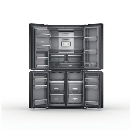 Whirlpool Refrigerator | WQ9I FO2BX EF | Energy efficiency class E | Free standing | Side by side | Height 187.6 cm | No Frost s