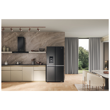 Whirlpool Refrigerator | WQ9I FO2BX EF | Energy efficiency class E | Free standing | Side by side | Height 187.6 cm | No Frost s