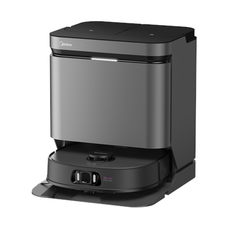 Midea Robot Vacuum Cleaner | V15 | Wet&Dry | 5200 mAh | Dust capacity 3 L | 16200 Pa | Black