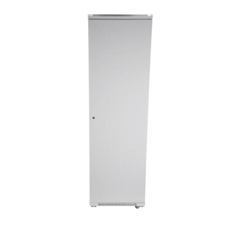 SOMI Networks | 42U, 19″ Freestanding Cabinet | 42U-60/80NAC | Gray | Max Load 800kg; Removable and Lockable Side Panels; Glass