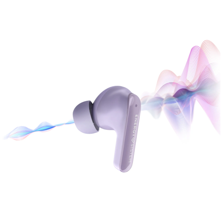 Energy Sistem True Wireless Earphones | Serenity ANC | Built-in microphone | Bluetooth | ANC | Lavender