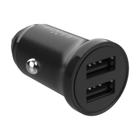 FIXED Dual USB Car Charger 15W, Black | Fixed