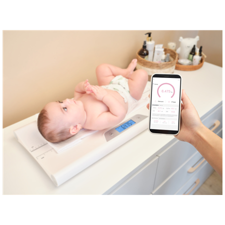 ETA Baby Scale | ETA730690000 MIMI | Maximum weight (capacity) 20 kg | Accuracy 5 g | White