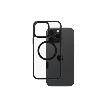CARE Flagship Case | Back cover | Apple | iPhone 16 Pro Max | Recycled plastic | Black | MagSafe