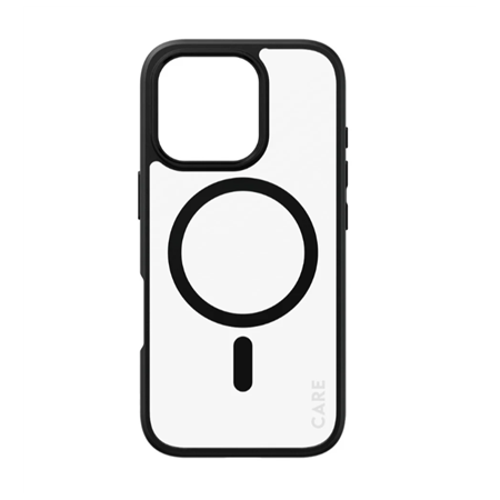 CARE Flagship Case | Back cover | Apple | iPhone 16 PRO | Recycled plastic | Black | MagSafe