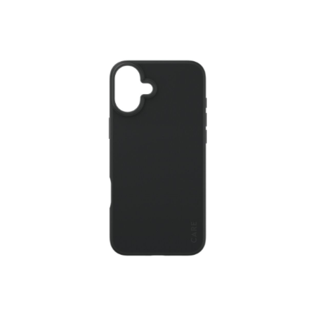 CARE by PanzerGlass Case Fashion | Back protection | Apple | iPhone 16 Plus | Recycled plastic | Black