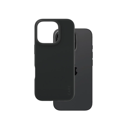 CARE Fashionable Case | Back cover | Apple | iPhone 16 PRO | Recycled plastic | Black
