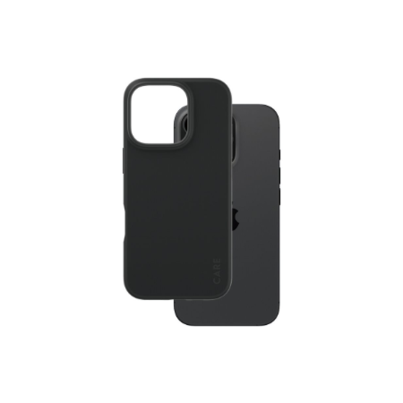 CARE Fashionable Case | Back cover | Apple | iPhone 16 PRO | Recycled plastic | Black