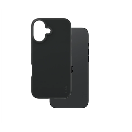 CARE Fashionable Case | Back cover | Apple | iPhone 16 | Recycled plastic | Black