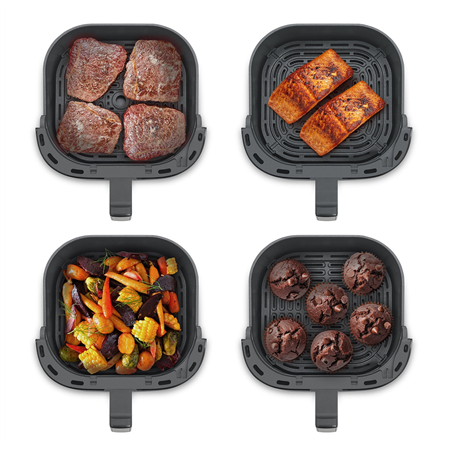 Caso Designer Air Fryer | AirFry 6.0 | Power 1700 W | Capacity 6 L | Black