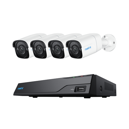 Reolink | Super HD Security Camera System | NVS8-5MB4 | Bullet | 5/4 MP | f=4.0mm fixed; F=2.0 | Power over Ethernet (PoE) | IP6