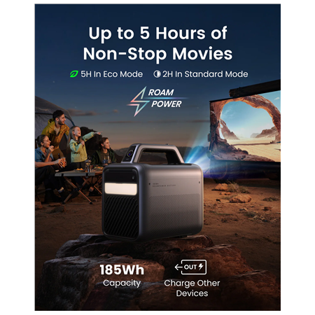 Anker Nebula Mars 3 | Full HD (1920x1080) | 1000 ANSI lumens | Black | Wi-Fi